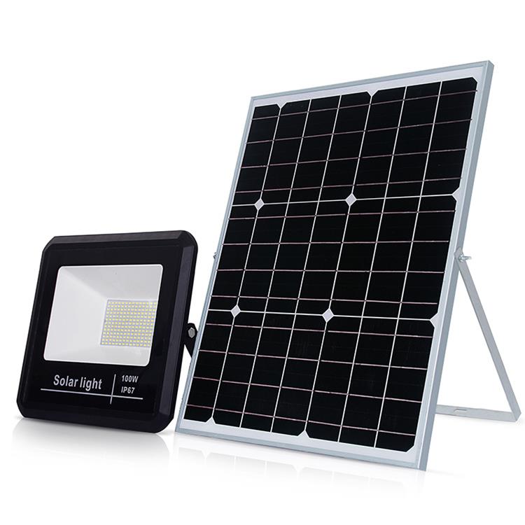 Solar Powered LED Flood Light